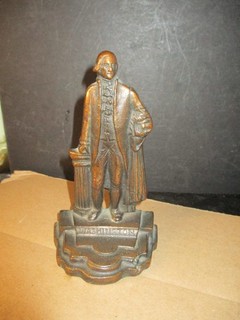 Vintage Cast Iron Book End GEORGE WASHINGTON X103 PA