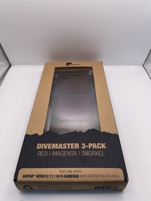 PolarPro Divemaster 3er Pack für GoPro Hero 9/10/11 Red/Magenta/Schnorchelfilter