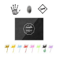 Large Ink Pads for Stamping, Washable Stamp Ink Pad for Rubber Stamps Hand an...