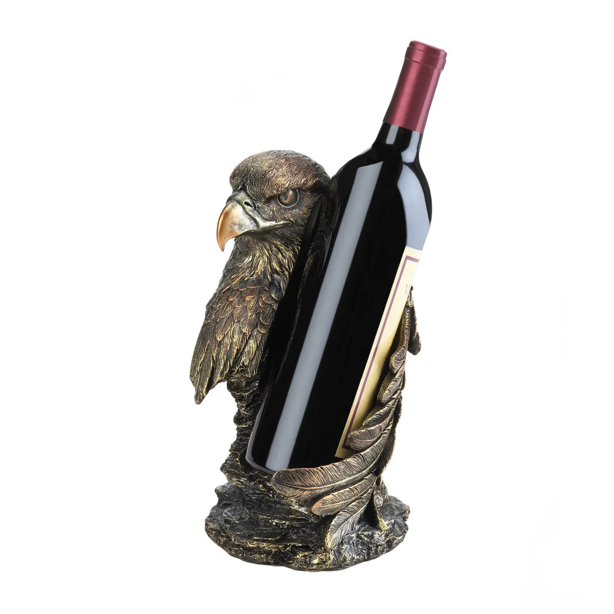 10018628 PATRIOTIC EAGLE WINE BOTTLE HOLDER