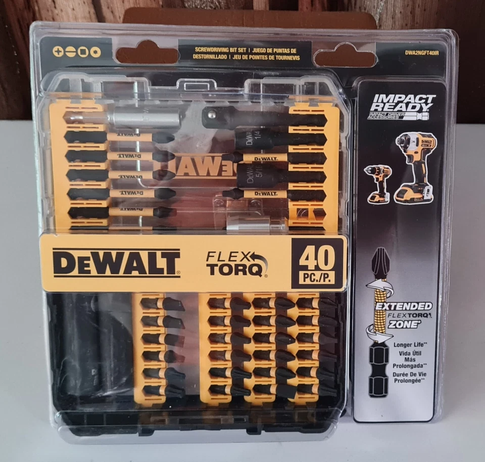 DEWALT FlexTorq Impact Driver Bit Set, 40-Piece - Image 3 of 4