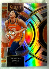 Brionna Jones 2024 Panini Select WNBA Premier Level Silver Prizm Card -#192 Sun