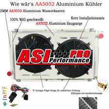 3 Reihe Alu kühler+Lüfter+Relay Für SUBARU IMPREZA WRX GC8 STI 2.0L 1992-99