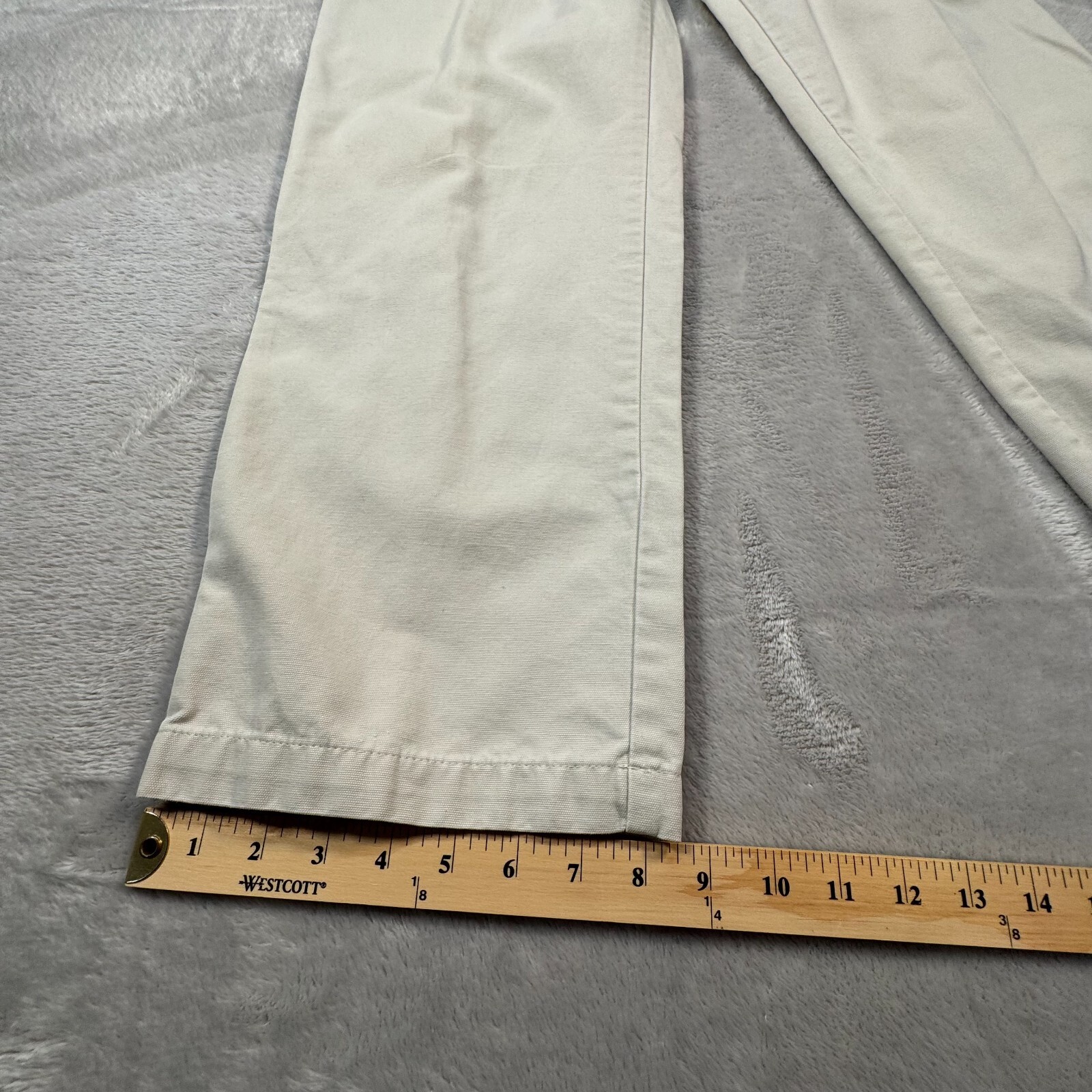 Columbia ROC Hiking Pants Men 33 Khaki Straight Utility Casual Work Zip Pocket