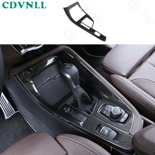 For BMW X2 2018-2021 ABS Carbon Fiber Central Console Gear Shift Panel Cover 1* - Picture 5 of 8