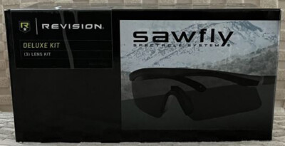 Revision Military Kit - Sawfly DELUXE Black Shooter's Kit - REGULAR  4-0076-0201
