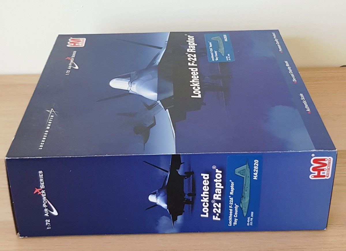 Hobby Master 1/72 HA2820 F-22A Raptor USAF 325th FW, The Pride of