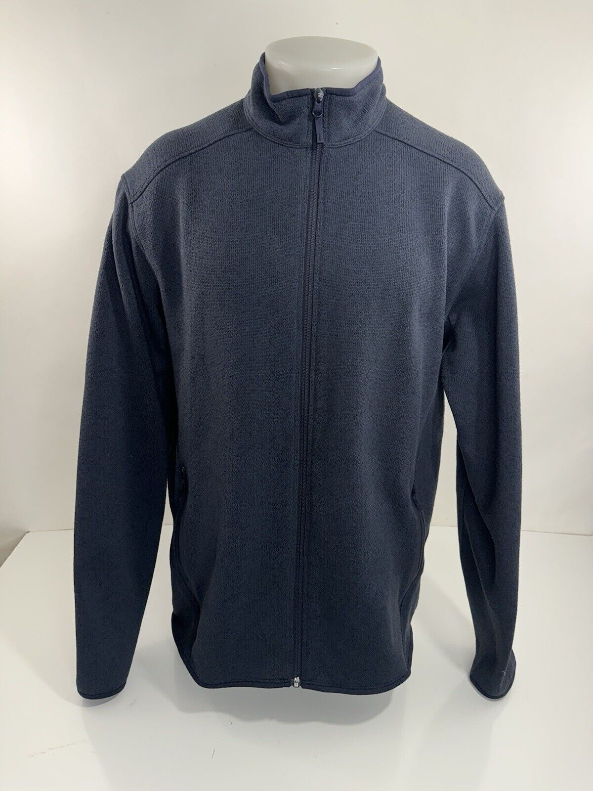 ARC'TERYX Pile uomo XL ricamato full zip gamma? Giacca OTTIMA