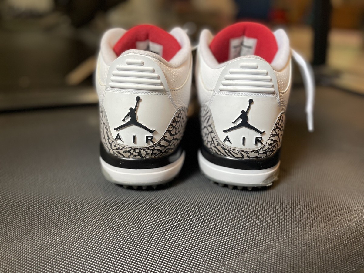 NIKE - NIKE JORDAN 3 GOLF WHITE CEMENT US7.5 新品 Men's Golf Shoes Jordan Retro 3 White Cement-Size 9.5 | eBay