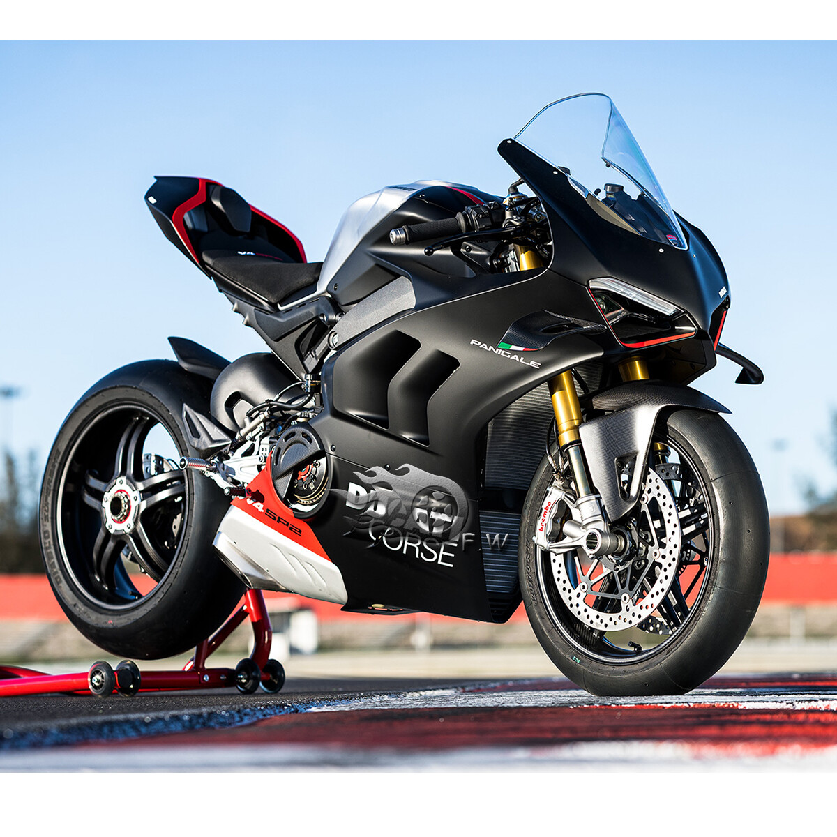 DUCATI PANIGALE V4 SP2 　カウル Black Fairing Kit For Ducati Panigale V4 V4S V4-R V4-SP2