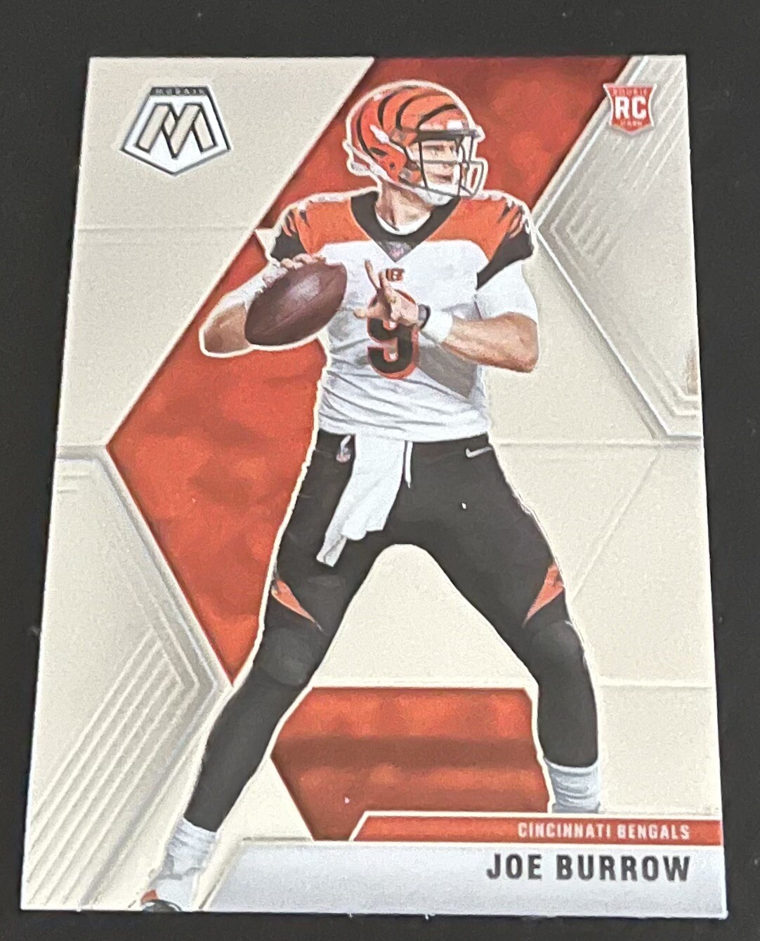 2020 Panini Mosaic Joe Burrow Bengals Rookie Card #201