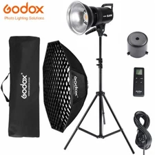 Godox SL-60W 60w LED Video Continuous Light 95cm Bowens Softbox Light Stand KIT