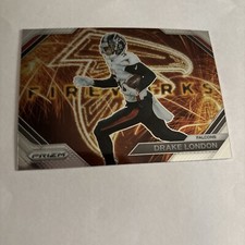 2023 Panini Prizm Fireworks DRAKE LONDON #F-25 Falcons