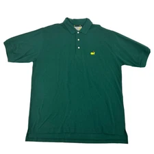 Augusta National Golf Shirt Men's XL Green Slazenger Short Sleeve Polo Masters