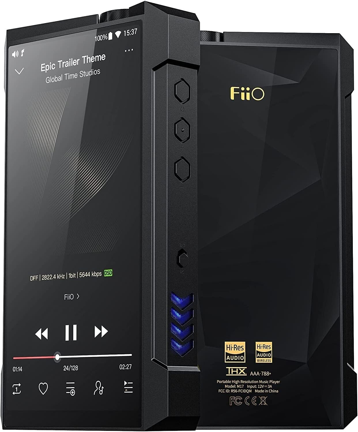 FiiO M17 MP3/MP4 Player Music High Resolution Bluetooth Portable