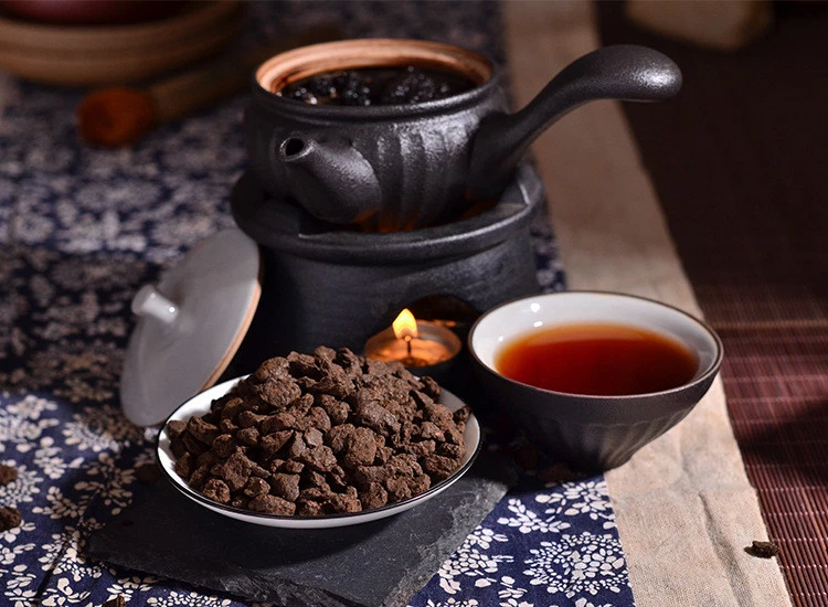 11 Años 250g-500g Maduro Chino Yunnan Antiguo Árbol Pu-erh Mini Té Suelto Shu Puer Foto 2 de 4