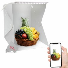 Folding Photo Studio Box with LED Light for Photographing Shooting Small Items
