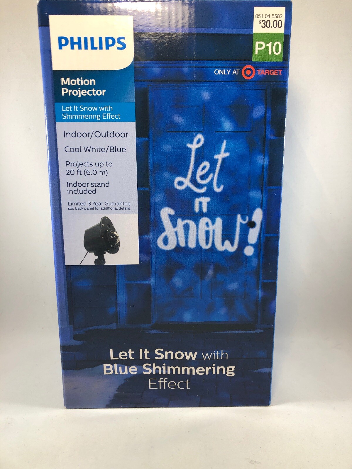 Philips Motion Projector "Let it Snow" Blue Shimmering LED Christmas