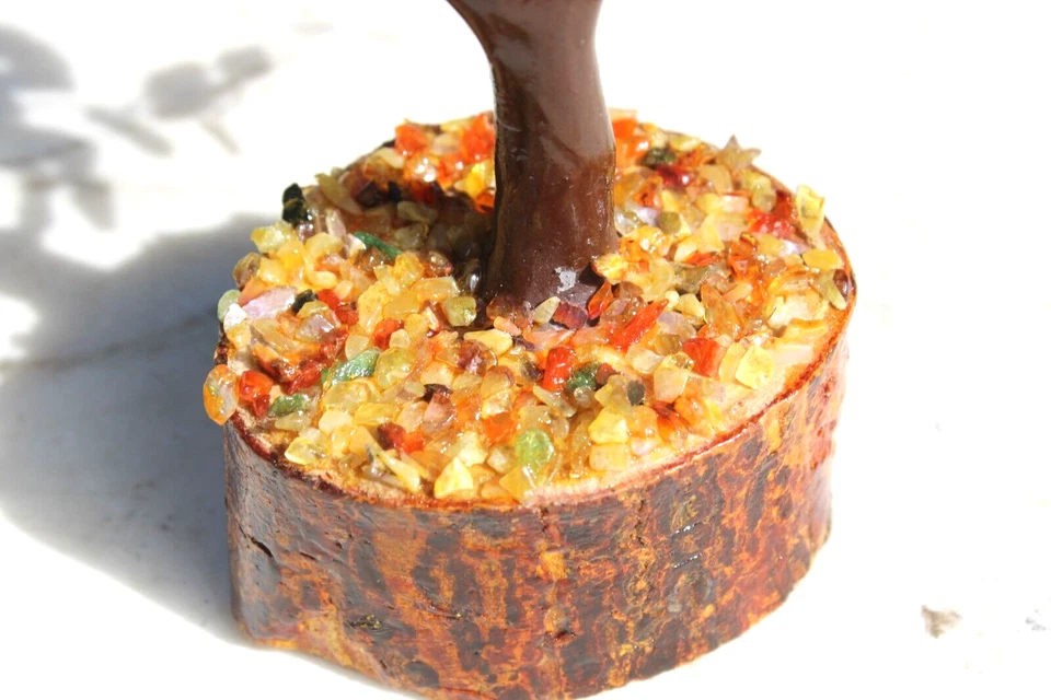 Natural Crystal Stone Seven Chakra Tree Reiki Healing - Image 3 of 4