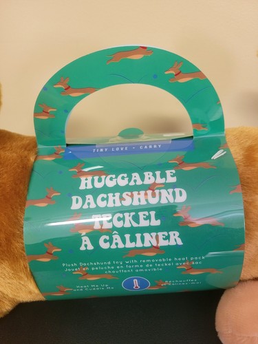Huggable Red Tan Dachshund Heat and Hug - Picture 7 of 7