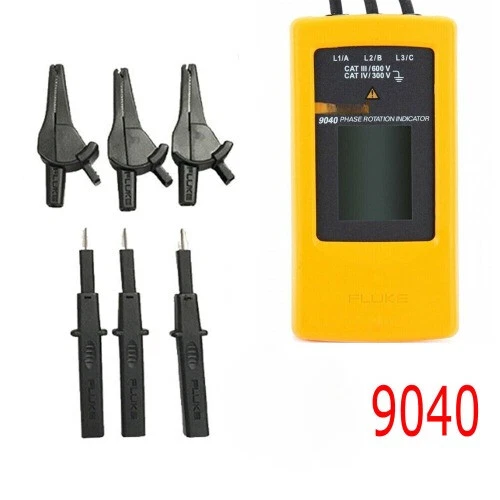 F9040 Three-Phase Tester F9062 Lightweight Waterproof Precision Phase Sequence - Image 2 of 4