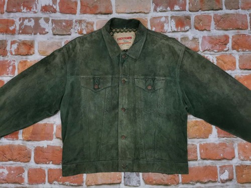 Chevignon Vintage Leather Jacket Jeans 
