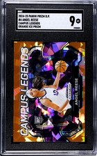 2024-25 Panini Prizm D.P. #4 Angel Reese Campus Legends Orange Ice Prizm SGC 9