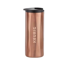 Keurig 14oz. Faceted Stainless Steel Coffee Travel Mug - Copper (Brand New)