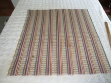 Vintage MULTI-COLOR STRIPE Cotton FEEDSACK for Quilting - 36 1/2" x 39" 