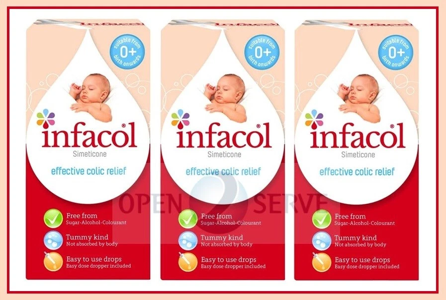 3x Infacol Effective Colic Pain Relief Oral Suspension Drops