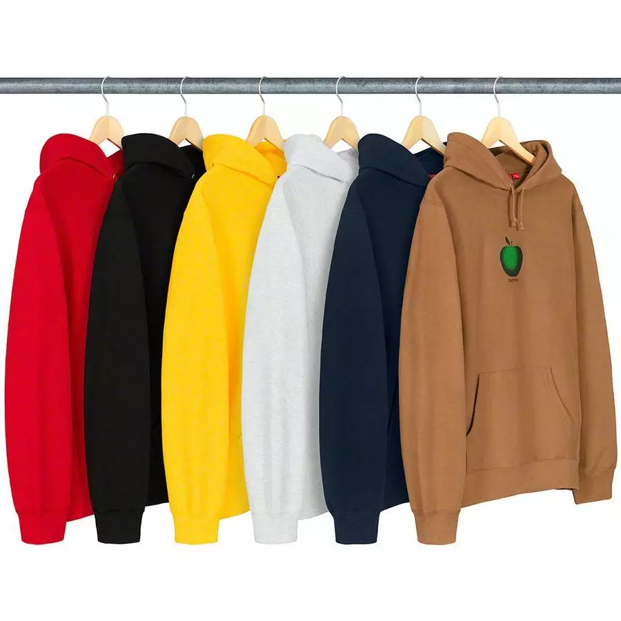 Apple hooded sweatshirt supreme cheap