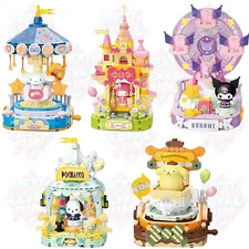 Sanrio Friends Amusement Park Fair Rides Building Blocks Sets Fun Gift Toy NEW