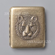 Metal Cigarette Case King Size 20 Pcs Double sided Box Animal Pattern Embossed