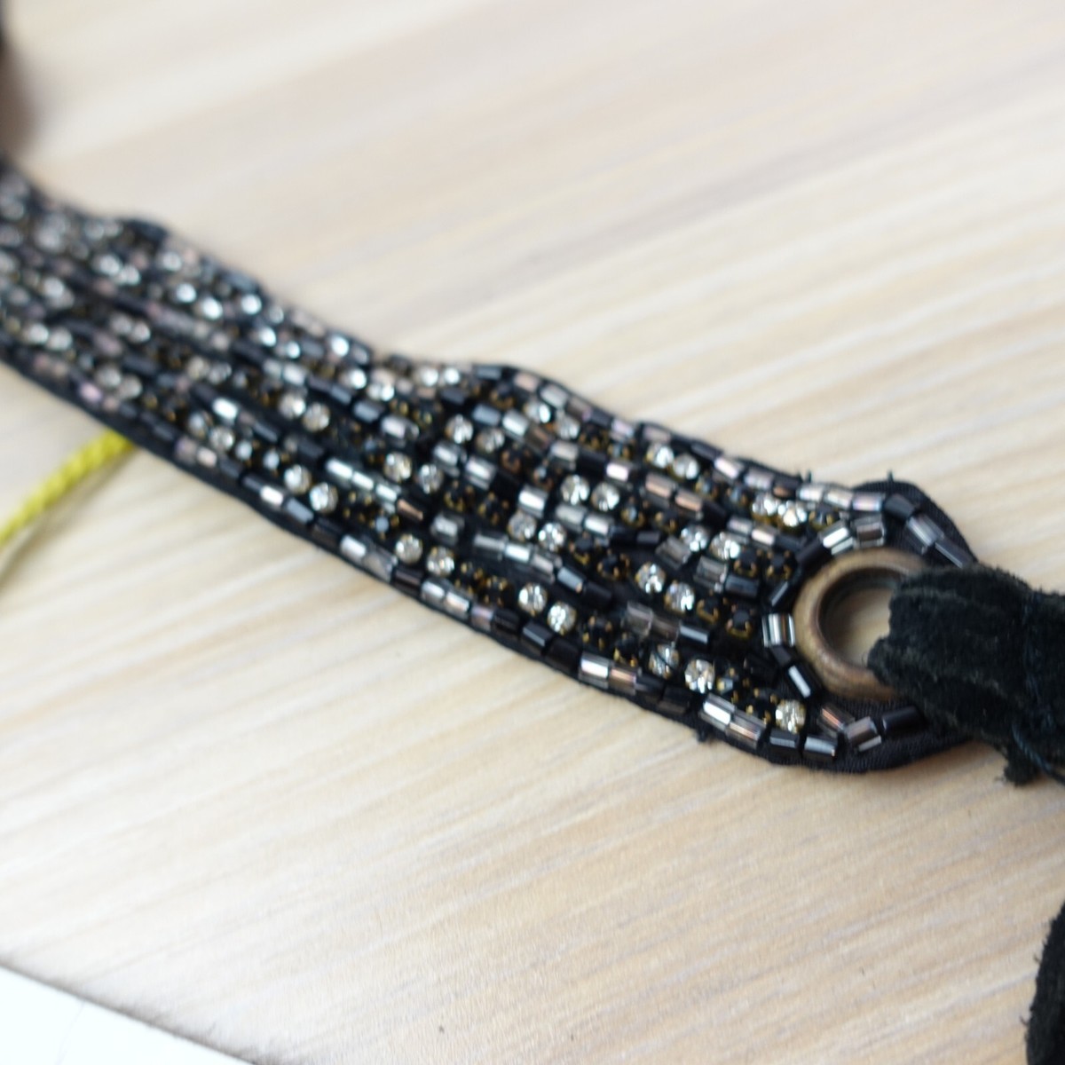BCBGeneration Belt Womens Black Small Embellished Rhinestone  display picture 2