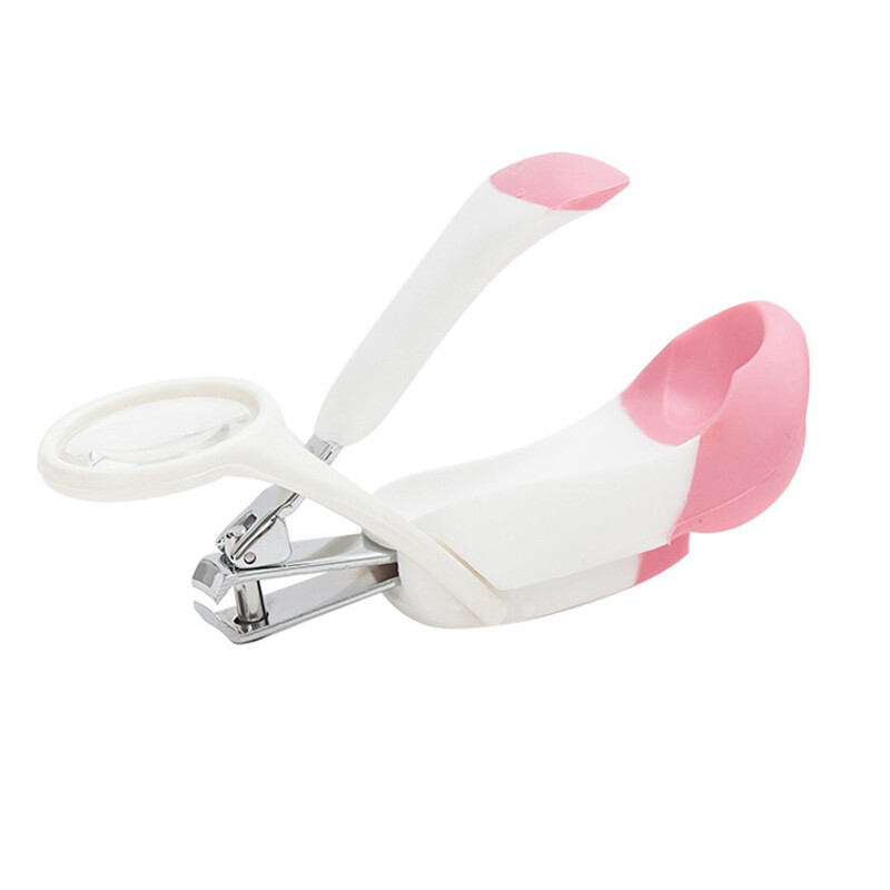 Neonatal Nail Clipper with Magnifier Finger Cutter Trimmer Manicure Pedicure New