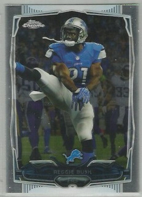 Reggie Bush (Var) #71 2014 Topps Chrome Football