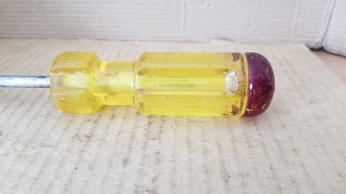 Vintage Fuller-306 Chrome Vanadium Flat/Slotted Red Top Screwdriver, VGC - Picture 11 of 21