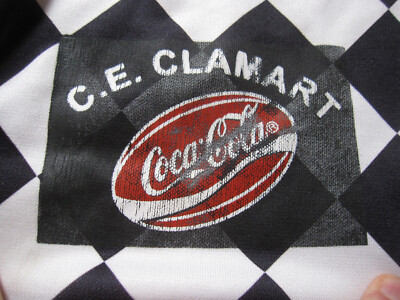 Maillot Rugby Clamart 92 Coca Cola vintage à Damier FFR Homme - L
