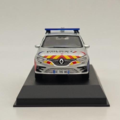 1/43 Norev Renault Megane Estate 2022 Police Nationale CRS Silver Diecast Model - Picture 5 of 7