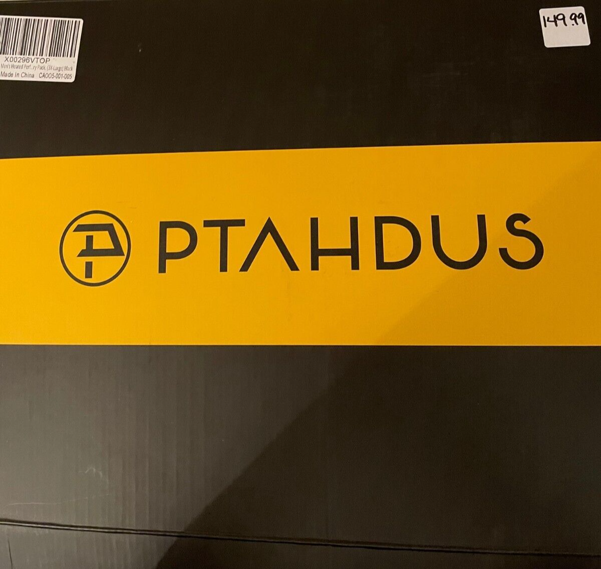 Ptahdus Heated Jacket Soft Shell w/ Hand Warmer W/ 7.4V Battery Pack