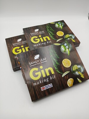 Gin Making Kit - Sandy Leaf Farm Artisan Gin Making Kit - Cocktails - Geschenk X3 C55