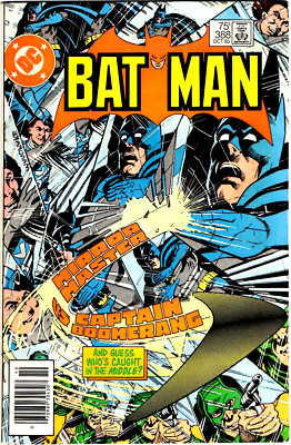 Batman #388 / DC Comics 1985 / Appearance by Captain Boomerang & Mirror Master