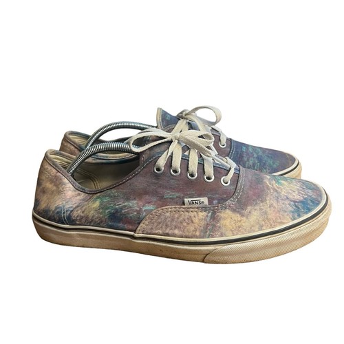 Vans X MoMA Authentic Claude Monet Water Lilies Sneakers Men's Size 13.0 - Picture 6 of 8