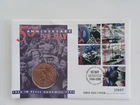 First Day Cover 1995 V.E Day 50th Anniversary Guernsey  £2 Coin Cover
