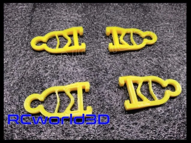 QUADCOPTER LANDING FEET SET 3D PRINTED STRONG PLA 250-280-300 FRAMES *YELLOW* - Image 2 of 4