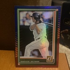 2025 Panini Donruss Cal Ripken #88 Red and Blue Laser