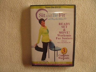Sit and Be Fit Ready Set & Move DVD by Mary Ann Wilson  New Sealed