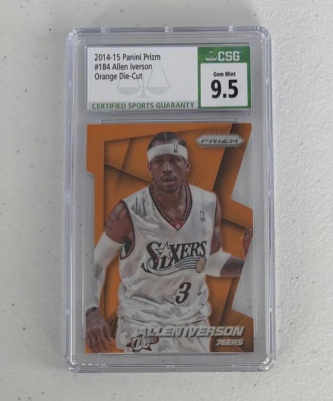 Panini Allen Iverson Basketball Serial Numbered Sports Trading