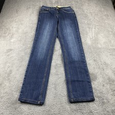 Jeans Playboy slim donna 24x27 blu lavaggio medio vita bassa