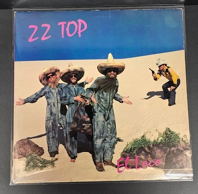 ZZ Top - El Loco 12'' Vinyl Record 1981 Warner Bros Rock 33 RPM